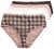 Ulla Popken 854114 Slip a quadri confezione da 5 Tortora - Slip - 