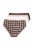 Ulla Popken 854114 Slip a quadri confezione da 5 Tortora - Slip - 