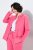 Ulla Popken 854200 Giacca in pile Rosa - Giacche - Giacche taglie forti da donna