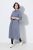 Ulla Popken 854413 Abito midi con coulisse Grigio - Vestiti midi - Abiti midi taglie comode