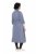 Ulla Popken 854413 Abito midi con coulisse Grigio - Vestiti midi - Abiti midi taglie comode