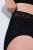 Ulla Popken 854551 Culotte animalier Nero - Slip - 