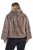 Ulla Popken 854617 Giacca in pelliccia sintetica Beige - Giacche - Giacche taglie forti da donna