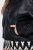 Ulla Popken 854795 Giacca biker in ecopelle Nero - Giacche - Giacche taglie forti da donna