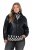 Ulla Popken 854795 Giacca biker in ecopelle Nero - Giacche - Giacche taglie forti da donna