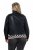 Ulla Popken 854795 Giacca biker in ecopelle Nero - Giacche - Giacche taglie forti da donna