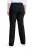 Ulla Popken 854910 Pantaloni stretch caldi con elastico in vita Nero - Pantaloni in tessuto - Pantaloni ampi taglie forti donna