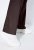 Ulla Popken 854910 Pantaloni stretch caldi con elastico in vita Marrone mogano - Pantaloni in tessuto - Pantaloni ampi taglie forti donna