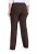 Ulla Popken 854910 Pantaloni stretch caldi con elastico in vita Marrone mogano - Pantaloni in tessuto - Pantaloni ampi taglie forti donna