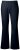 Ulla Popken 854910 Pantaloni stretch caldi con elastico in vita Blu scuro - Pantaloni in tessuto - Pantaloni ampi taglie forti donna