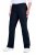 Ulla Popken 854910 Pantaloni stretch caldi con elastico in vita Blu scuro - Pantaloni in tessuto - Pantaloni ampi taglie forti donna