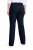 Ulla Popken 854910 Pantaloni stretch caldi con elastico in vita Blu scuro - Pantaloni in tessuto - Pantaloni ampi taglie forti donna