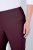 Ulla Popken 854910 Pantaloni stretch caldi con elastico in vita Melanzana - Pantaloni in tessuto - Pantaloni ampi taglie forti donna