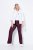 Ulla Popken 854910 Pantaloni stretch caldi con elastico in vita Melanzana - Pantaloni in tessuto - Pantaloni ampi taglie forti donna