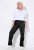 Ulla Popken 854987 Pantaloni stretch caldi con cintura comfort Nero - Pantaloni in tessuto - Pantaloni ampi taglie forti donna