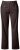 Ulla Popken 854987 Pantaloni stretch caldi con cintura comfort Marrone mogano - Pantaloni in tessuto - Pantaloni ampi taglie forti donna