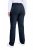 Ulla Popken 854987 Pantaloni stretch caldi con cintura comfort Blu scuro - Pantaloni in tessuto - Pantaloni ampi taglie forti donna