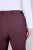 Ulla Popken 854987 Pantaloni stretch caldi con cintura comfort Melanzana - Pantaloni in tessuto - Pantaloni ampi taglie forti donna