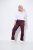 Ulla Popken 854987 Pantaloni stretch caldi con cintura comfort Melanzana - Pantaloni in tessuto - Pantaloni ampi taglie forti donna