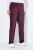 Ulla Popken 854987 Pantaloni stretch caldi con cintura comfort Melanzana - Pantaloni in tessuto - Pantaloni ampi taglie forti donna