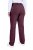 Ulla Popken 854987 Pantaloni stretch caldi con cintura comfort Melanzana - Pantaloni in tessuto - Pantaloni ampi taglie forti donna