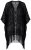 Ulla Popken 855134 Giacca di paillettes Nero - Giacche - Giacche taglie forti da donna