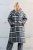 Ulla Popken 855250 Cappotto in lana asimmetrico con collo ampio Grigio melange - Cappotti - Cappotti taglie forti da donna
