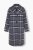 Ulla Popken 855250 Cappotto in lana asimmetrico con collo ampio Grigio melange - Cappotti - Cappotti taglie forti da donna