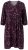 Ulla Popken 855270 Abito in jersey fantasia con scollo a V Nero - Abiti in jersey - 