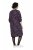 Ulla Popken 855270 Abito in jersey fantasia con scollo a V Antracite - Abiti in jersey - 