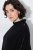 Ulla Popken 855277 Poncho in maglia con orlo a punta e scollo a barchetta Nero - Poncho e mantelle - 