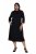 Ulla Popken 855373 Abito in jersey fantasia Nero - Abiti in jersey - 