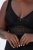 Ulla Popken 855428 Négligé con pizzo Nero - Camicie da notte - 