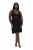 Ulla Popken 855428 Négligé con pizzo Nero - Camicie da notte - 