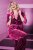 Ulla Popken 855499 Blazer in velluto con strass Magenta - Blazer - Blazer Taglie Forti da Donna