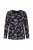Ulla Popken 856134 Pigiama a fiori Nero - Pigiami/Loungewear - 