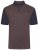 Kam Jeans 5490 Jersey Weave Contrast Polo Navy - Polo - Polo Uomo Taglie Forti