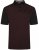 Kam Jeans 5490 Jersey Weave Contrast Polo Black - Polo - Polo Uomo Taglie Forti