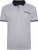 Kam Jeans 5487 Dobby Print Pique Polo White - Polo - Polo Uomo Taglie Forti