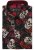 Kam Jeans 6042 Rose Skull Digital Print Shirt Black - Camicie - Camicie Taglie Forti Uomo