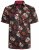 Kam Jeans 6042 Rose Skull Digital Print Shirt Black - Camicie - Camicie Taglie Forti Uomo