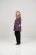 Scandinavian Caramel Flower Petals Tunic Purple - T-shirt - 