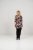 Scandinavian Caramel Flower Petals Tunic Brown - T-shirt stampate da donna - 