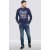 D555 Austin Long Sleeve T-shirt Navy - Magliette - Magliette Uomo Taglie Forti