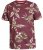 D555 Baxter T-shirt Wine-red - Magliette - Magliette Uomo Taglie Forti