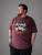 Kam Jeans 5753 Buccaneer Print T-Shirt BURGUNDY MARL - Magliette - Magliette Uomo Taglie Forti