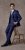 Skopes Kennedy Suit pants Royal Blue - Jeans & pantaloni - Jeans & Pantaloni Uomo Taglie Forti