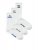 Jack & Jones Power Statements Calzini da tennis Bianco confezione da 3 - Intimo & costumi da bagno - Intimo Taglie Forti Uomo