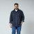 North Latitude Denim Shirt LS Blu - Camicie - Camicie Taglie Forti Uomo