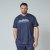 North Latitude Mountain T-Shirt V-Neck Blu navy - Magliette - Magliette Uomo Taglie Forti